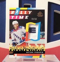 Artemi Panarin 2022-23 - Rally Time Jersey /50 Sp Game-Used Upper Deck
